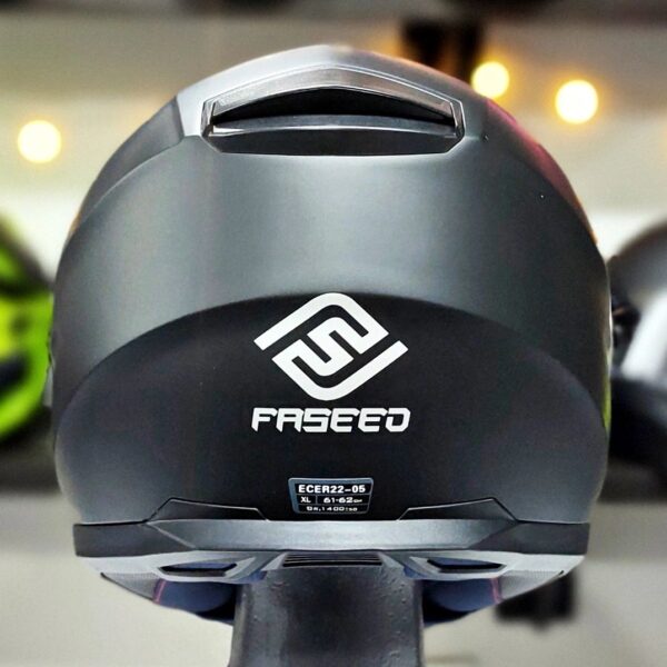 CASCO FASEED FS-816 CERRADO SOLIDO NEGRO MATE - Imagen 5