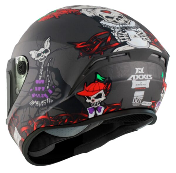 CASCO INTEGRAL AXXIS DRAKEN HORRORLAND - Imagen 2