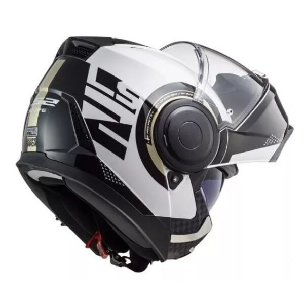 CASCO ABATIBLE LS2 SCOPE SKID BCO/TITANIUM FF902 - Imagen 2