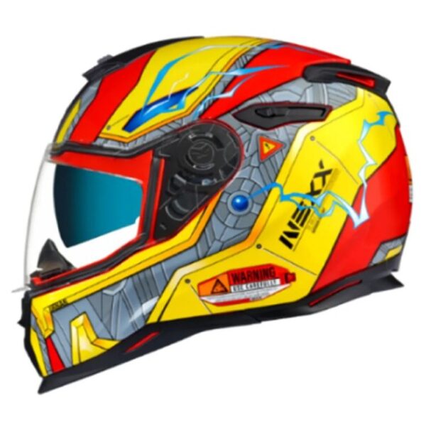 CASCO NEXX SX100 GIGABOT RED/YELLOW