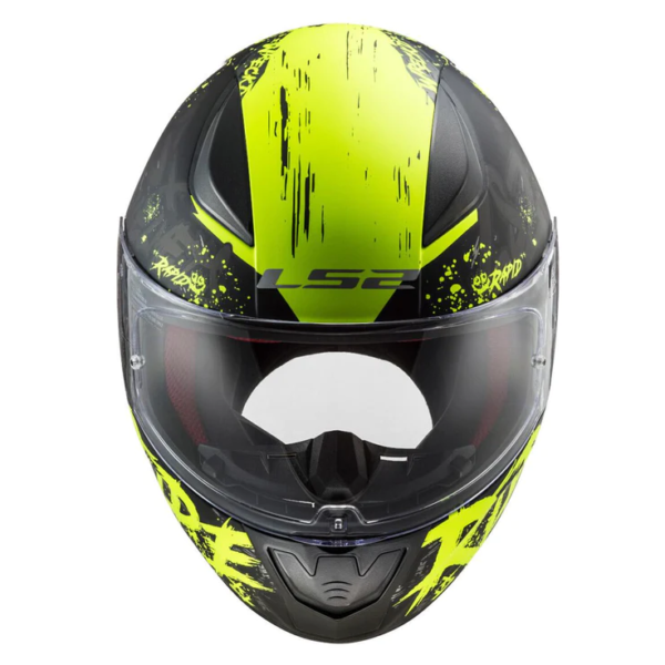 CASCO CERRADO LS2 RAPID II NAUGHTY NGO/AMA/MATE FF353 - Imagen 2