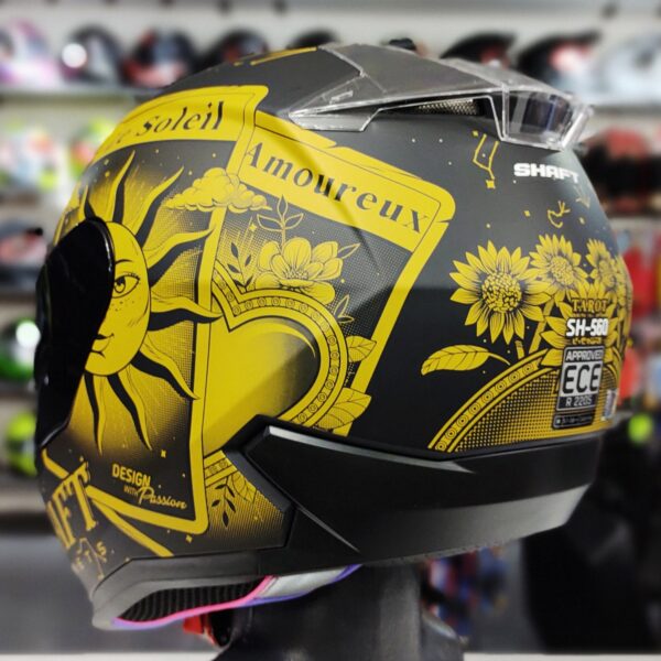 CASCO SHAFT INTEGRAL 560 TAROT NGO/DORADO - Imagen 2