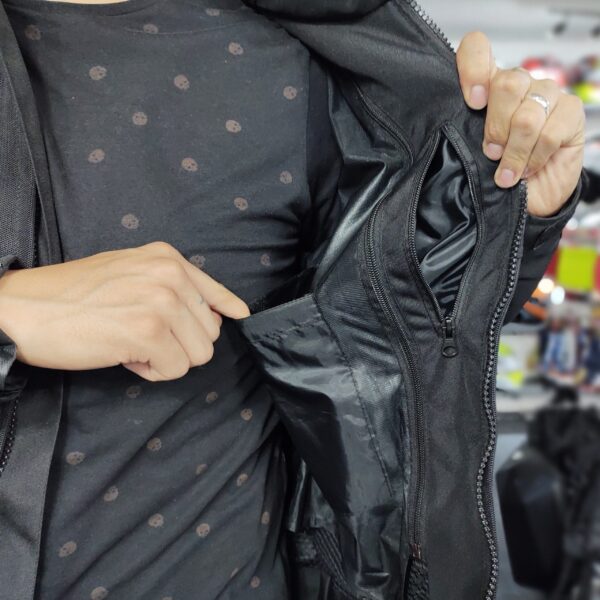 CHAMARRA TEXTIL NOSS NEO-SMART NJK-301 NEGRO - Imagen 5