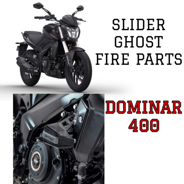 SLIDER GHOST NEGRO/GRIS DOMINAR 400 FIRE PARTS