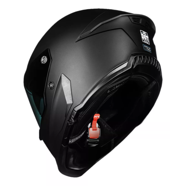 CASCO INTEGRAL ILM MF509 NEGRO MATTE - Imagen 4