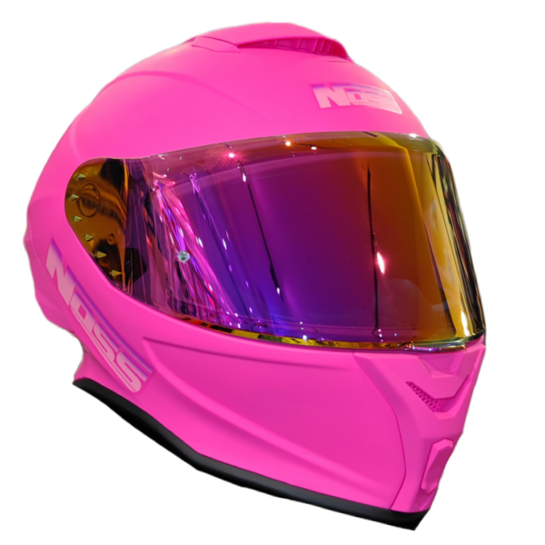 CASCO NOSS NS-801P CERRADO SOLID ROSA - Imagen 2