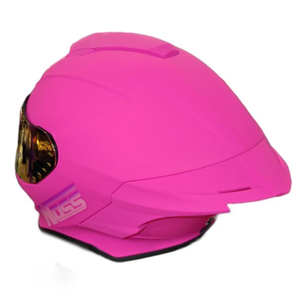 CASCO NOSS NS-801P CERRADO SOLID ROSA - Imagen 3