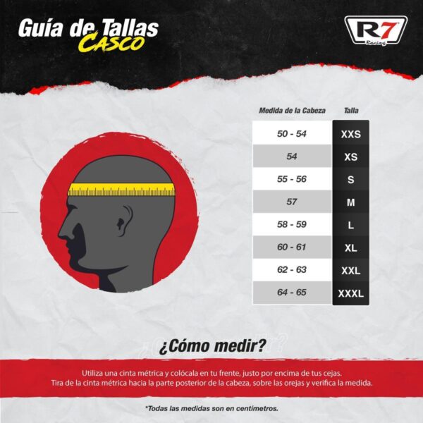 CASCO ABATIBLE R7 RACING DOBIA - Imagen 3