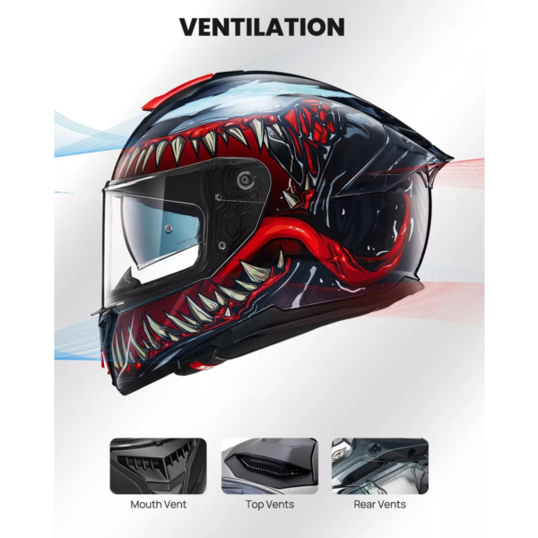 CASCO INTEGRAL ILM 861A VENOM - Imagen 3