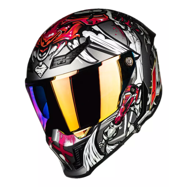 CASCO INTEGRAL ILM MF509 RONIN RED - Imagen 2