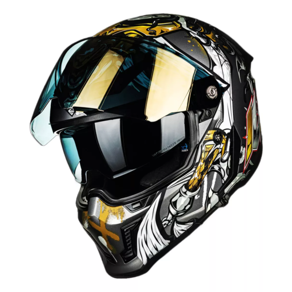 CASCO INTEGRAL ILM MF509 RONIN GOLD - Imagen 3