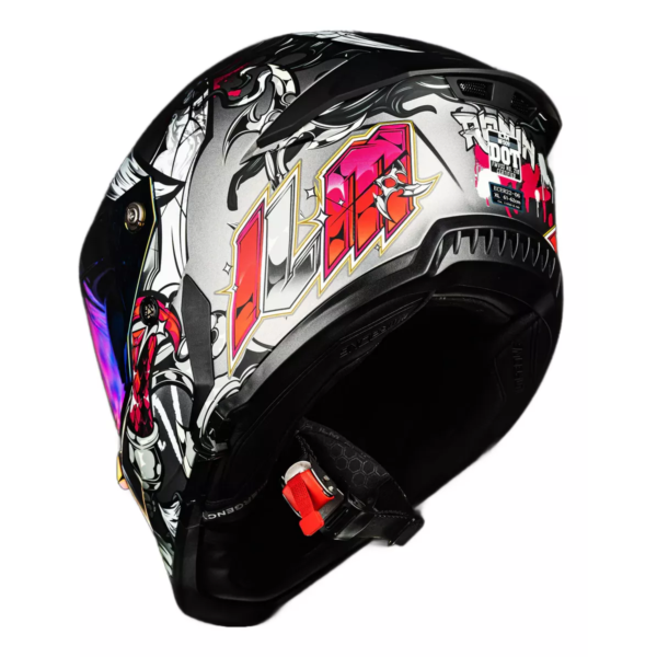 CASCO INTEGRAL ILM MF509 RONIN RED - Imagen 5