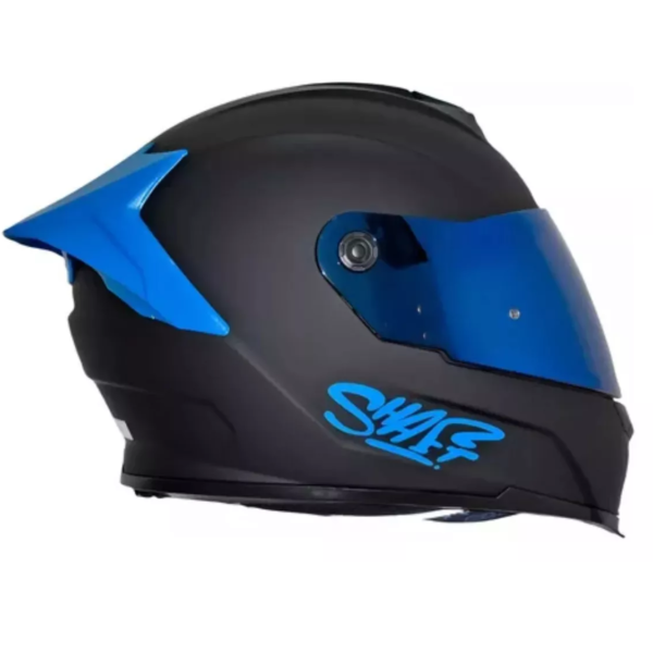 CASCO SHAFT 502 SOLID MATE BLACK BLUE - Imagen 3