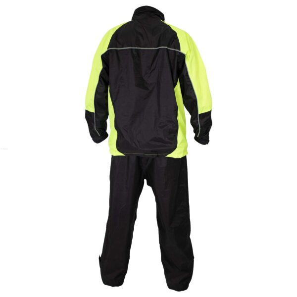 IMPERMEABLE KOHL NEGRO/NEON - Imagen 4