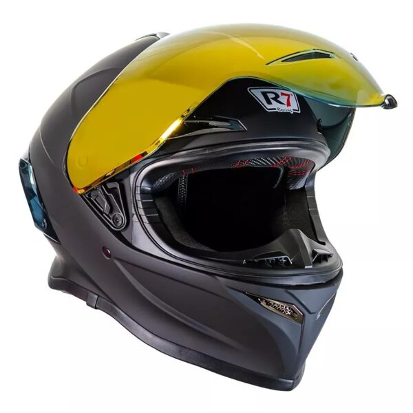 CASCO CERRADO R7 RACING ARROW NEGRO MATE - Imagen 5