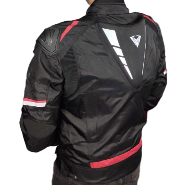 CHAMARRA GIACOMO RACER NEGRO ROJO - Imagen 8