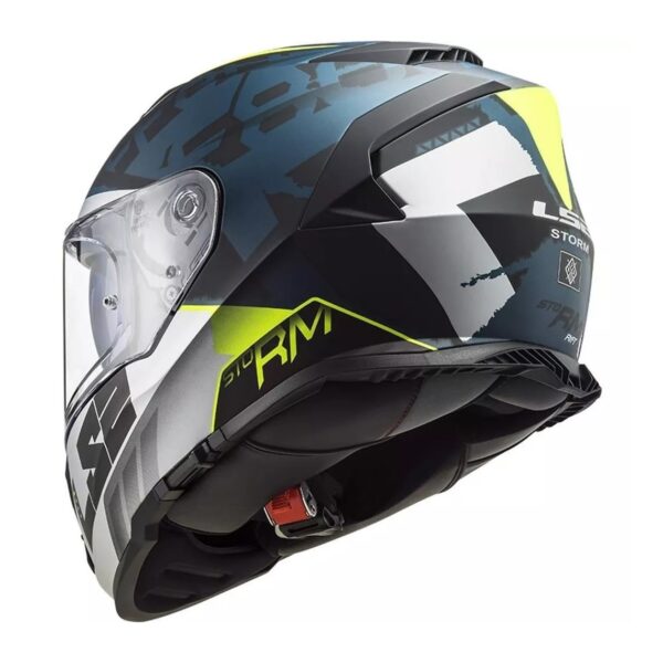 CASCO CERRADO LS2 STORM II SPRINTER COBALTO FF800 - Imagen 5