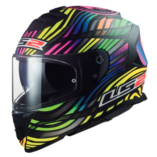 CASCO CERRADO LS2 STORM II POWER ARCOIRIS FF800