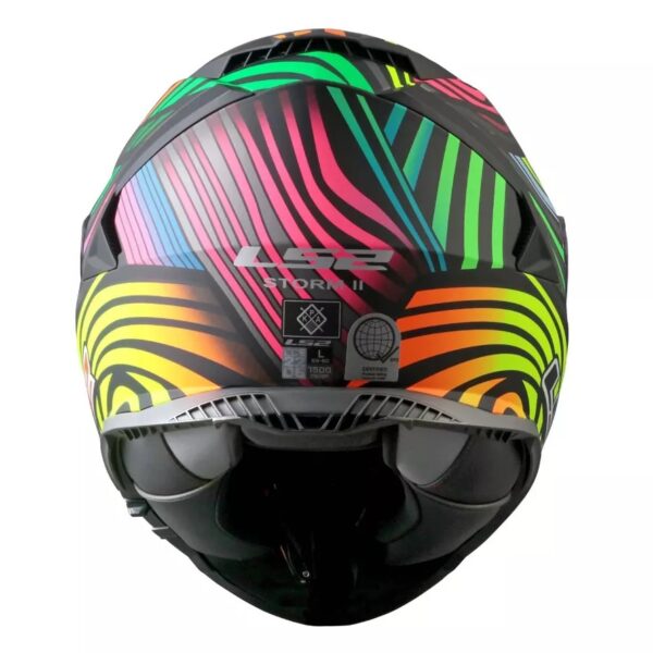 CASCO CERRADO LS2 STORM II POWER ARCOIRIS FF800 - Imagen 2