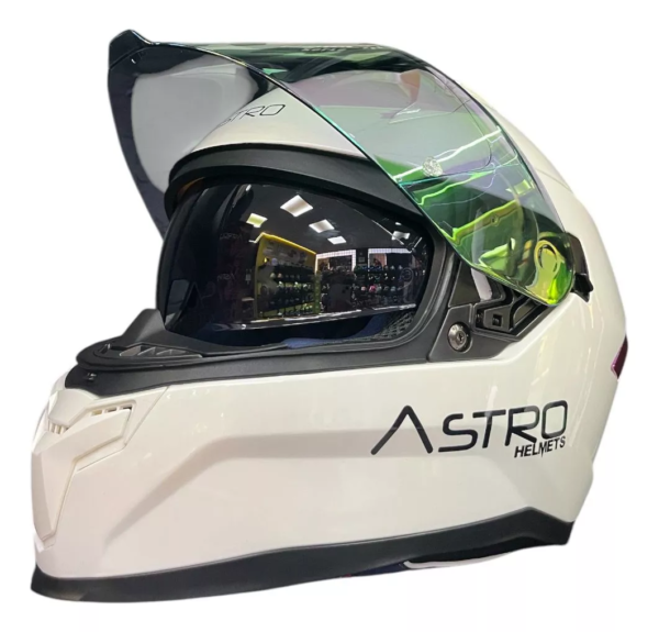 CASCO ASTRO PEARL WHITE GLOSS PURPLE - Imagen 5