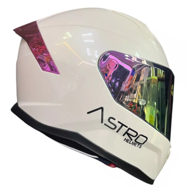 CASCO ASTRO PEARL WHITE GLOSS PURPLE - Imagen 3