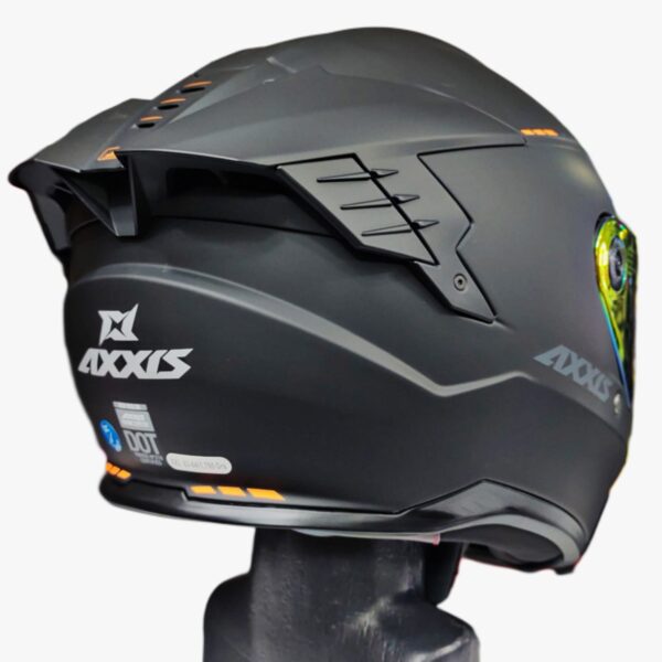 CASCO AXXIS HAWK EVO SOLID A1 BLACK - Imagen 3