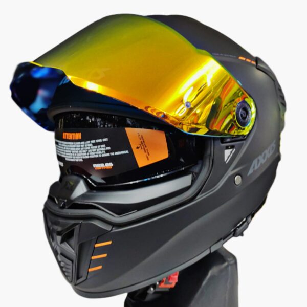 CASCO AXXIS HAWK EVO SOLID A1 BLACK - Imagen 2