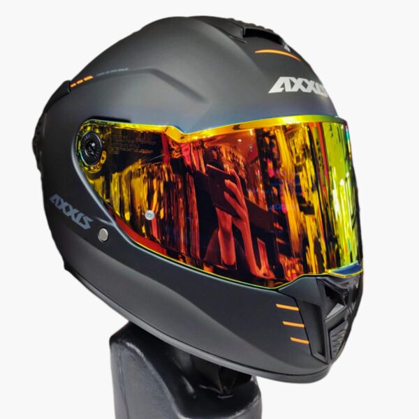 CASCO AXXIS HAWK EVO SOLID A1 BLACK - Imagen 4