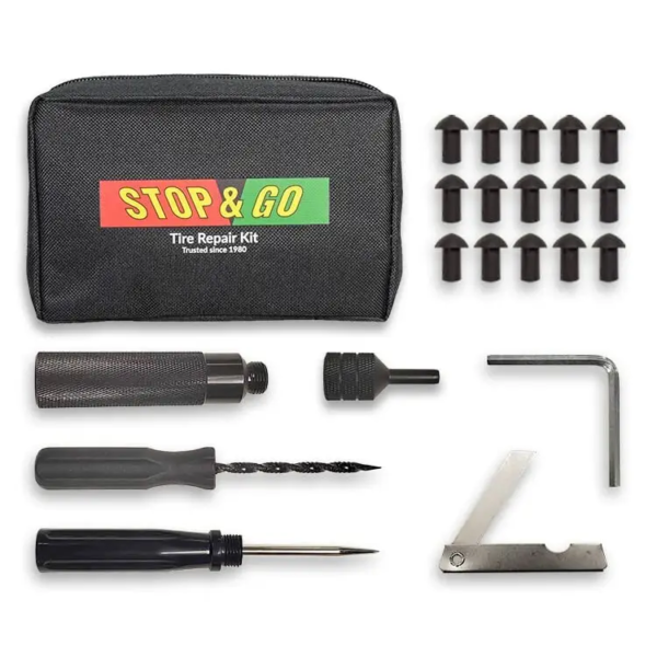 KIT DE REPARACION DE LLANTAS SIN CAMARA (HONGOS) STOP & GO