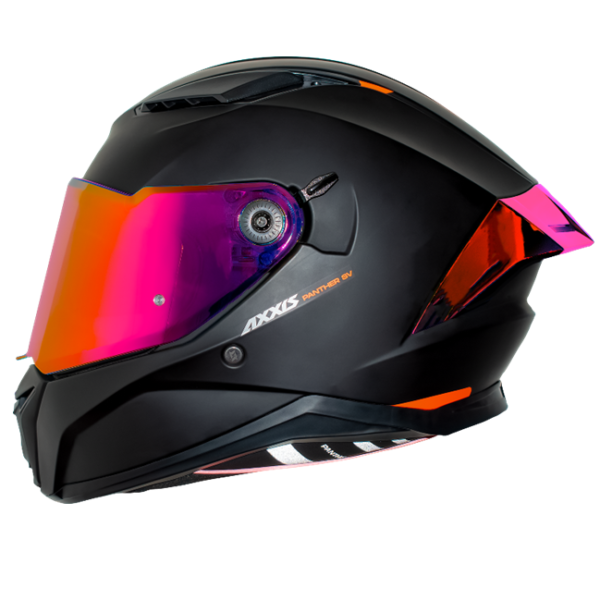 CASCO AXXIS PANTHER NEGRO MATTE PINK