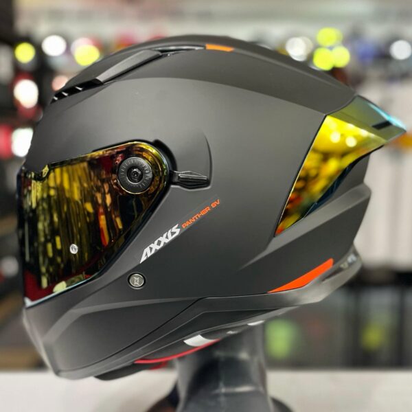 CASCO AXXIS PANTHER NEGRO MATTE RED - Imagen 4