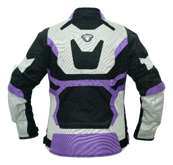CHAMARRA NEGRO GRIS PURPURA PUNTO EXTREMO - Imagen 2