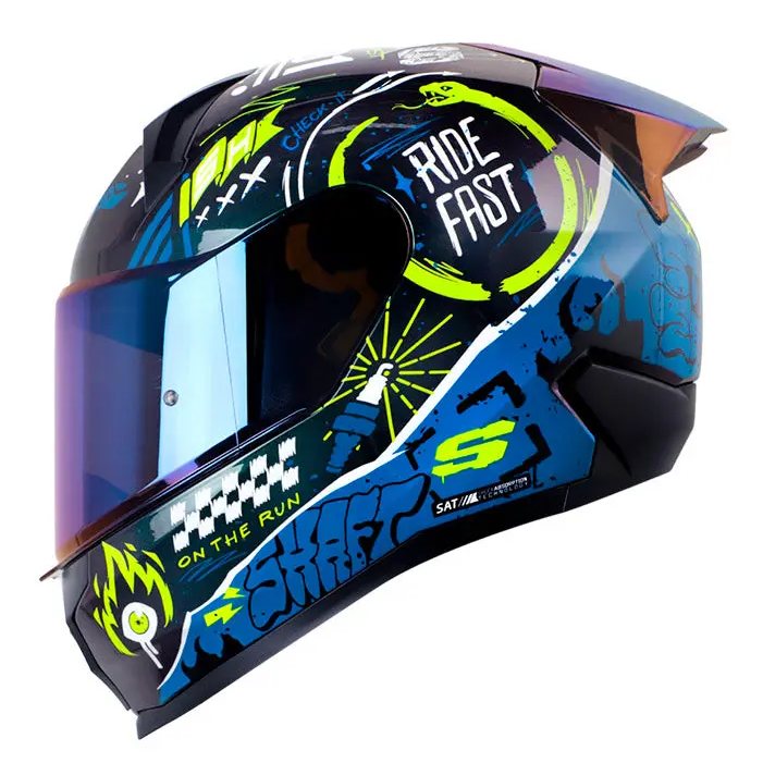 CASCO SHAFT 560 CAMALEON AMARILLO - Imagen 4
