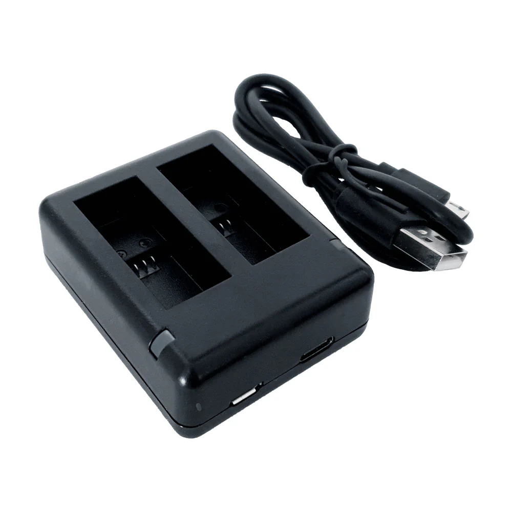 CARGADOR BATERíAS DOBLE COMPATIBLE CAMARA GOPRO HERO 9 BLACK BDG - Imagen 2