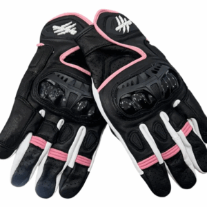 GUANTE GIACOMO T800 PIEL FEM NEGRO/ROSA