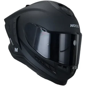 CASCO NOSS NS-806 CERRADO NEGRO MATE
