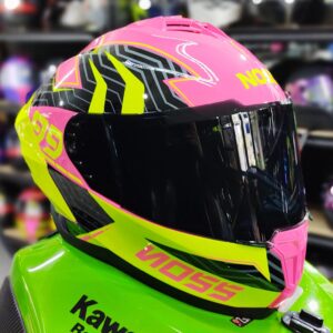 CASCO NOSS NS-816P CERRADO GP ROSA/VD
