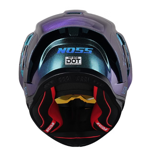 CASCO NOSS NS-806S CERRADO DIAMANTE CAMALEON - Imagen 3