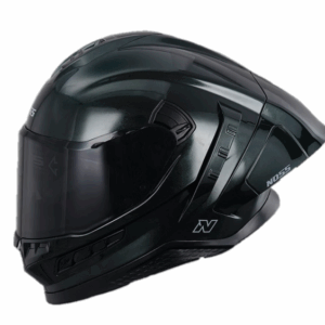 CASCO NOSS NS-806S CERRADO DIAMANTE NEGRO/VERDE