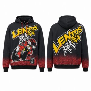 SUDADERA LENTOS BIKER NEGRO (AYWE)