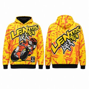 SUDADERA LENTOS BIKER AMARILLA (AYWE)
